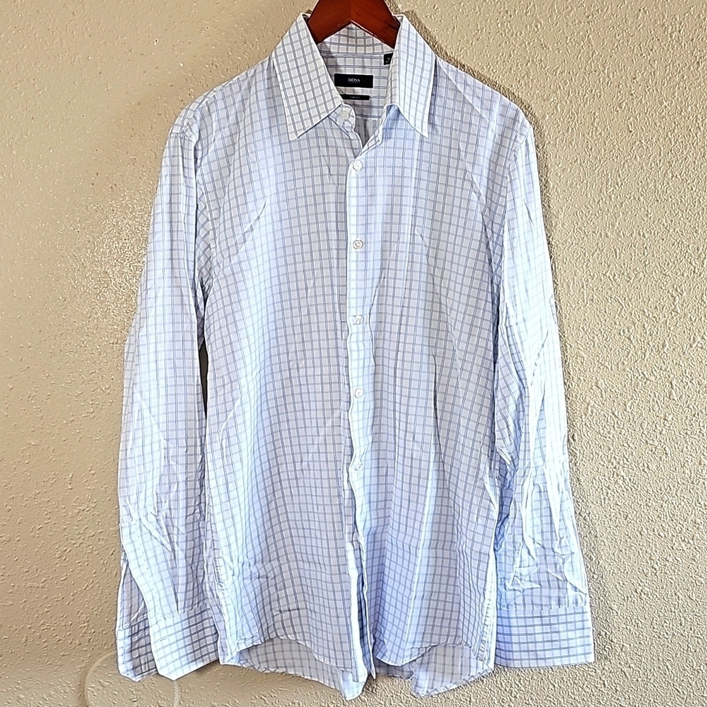 Hugo Boss Casual Bottom Down Shirt
